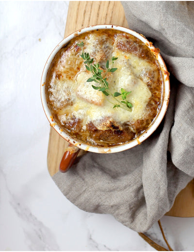 The BEST Vegan French Onion Soup